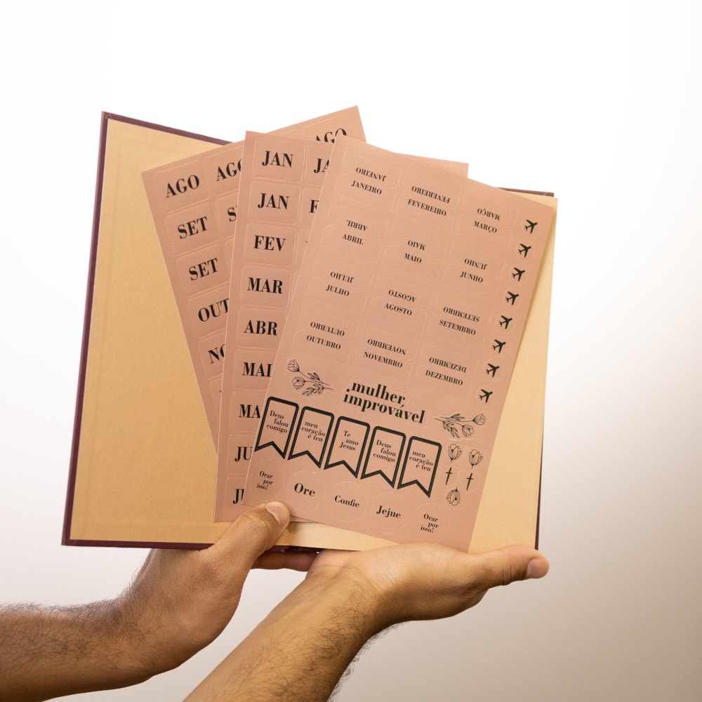 Planner Estações Bordô | Viviane Martinello