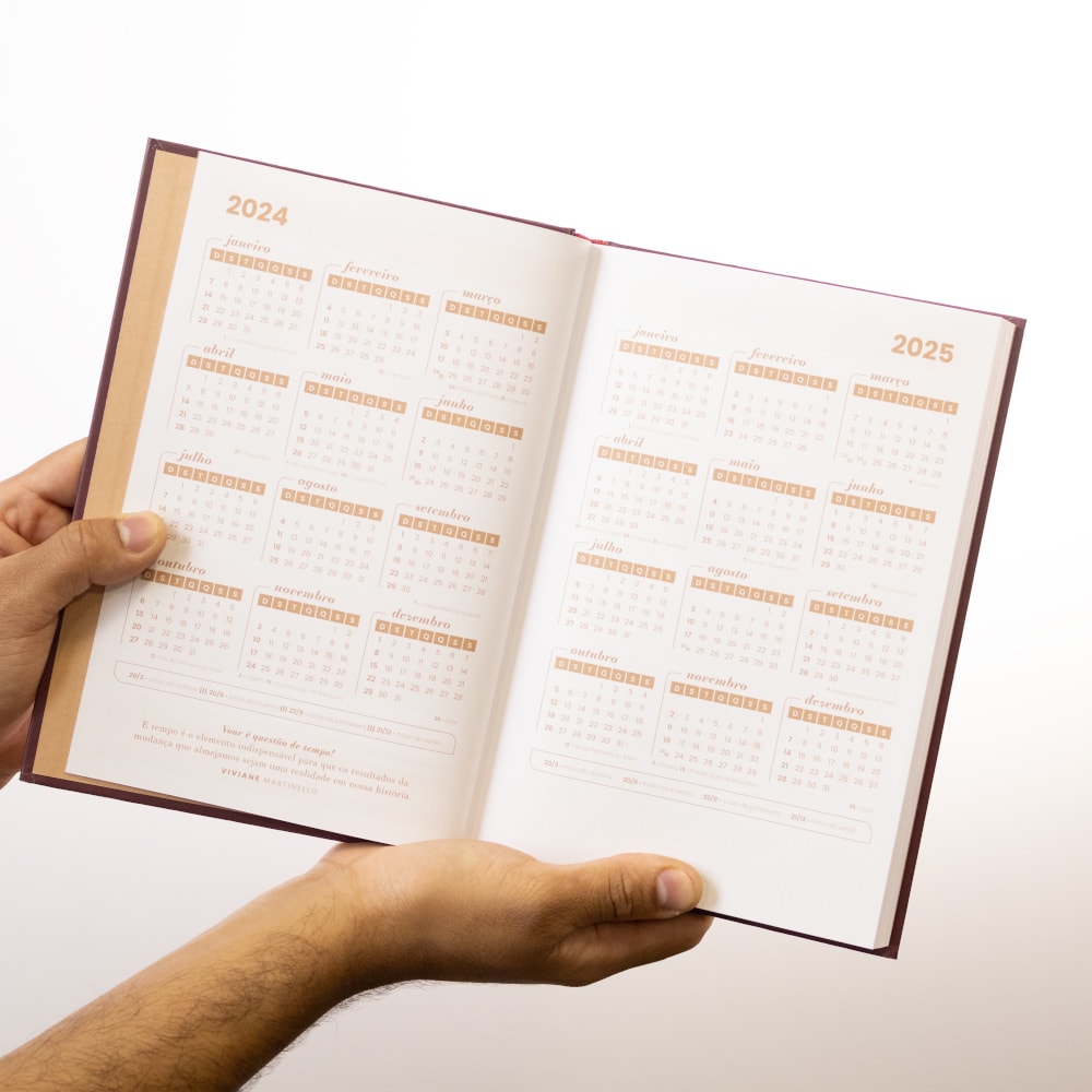 Planner Estações Bordô | Viviane Martinello