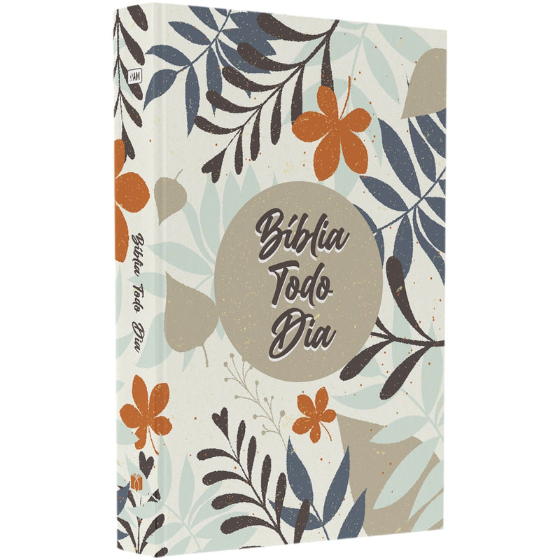 Bíblia Todo Dia com Espaço para Anotações | AM | Letra Normal | Capa Dura Outono