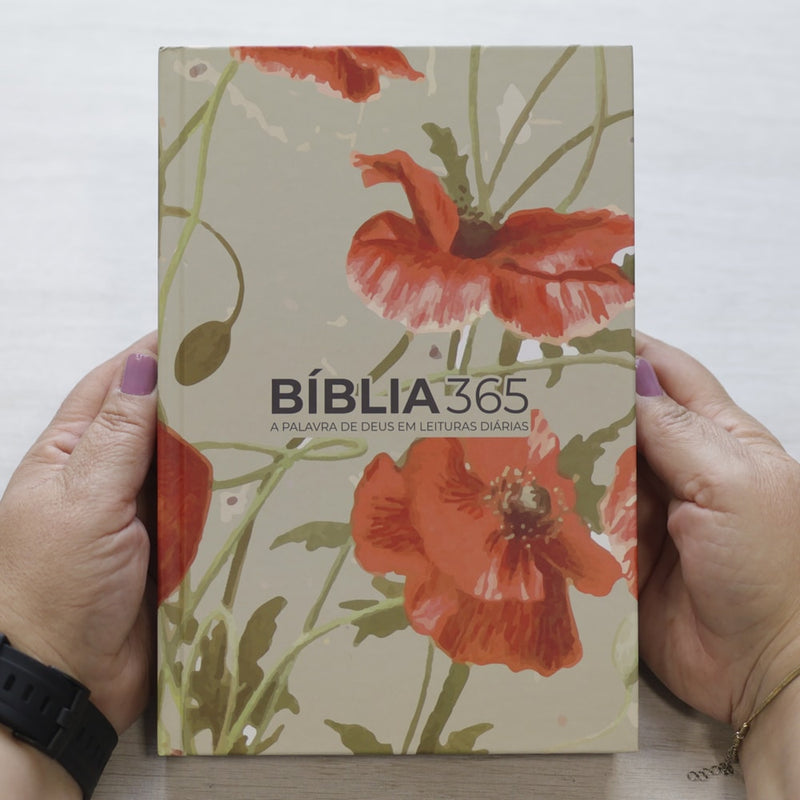 Bíblia 365 Amor Perfeito | NAA | Letra Grande | Capa Dura