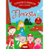 Livro Floresta Contos Clássicos Para Colorir, capa com personagens de contos de fadas e animais — Plenitude