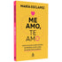 Livro Me Amo, Te Amo, capa amarela com título rosa e ilustração de coração. — Plenitude