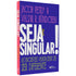 Livro Seja Singular, de Jacob Petry & Valdir R. Bundchen, capa azul com título em branco e vermelho. — Plenitude