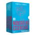 Box de livros, Mensagens Essenciais, de Fabíola Simões, em azul claro com uma rosa vermelha. — Plenitude