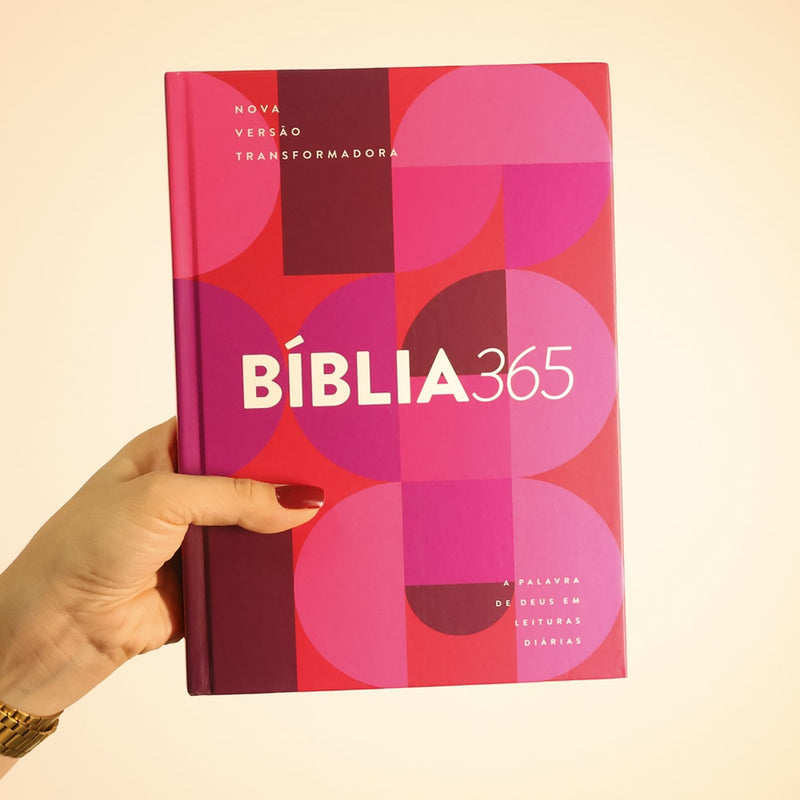 Bíblia 365 Roxa Feminina | NVT | Letra Grande | Capa Dura