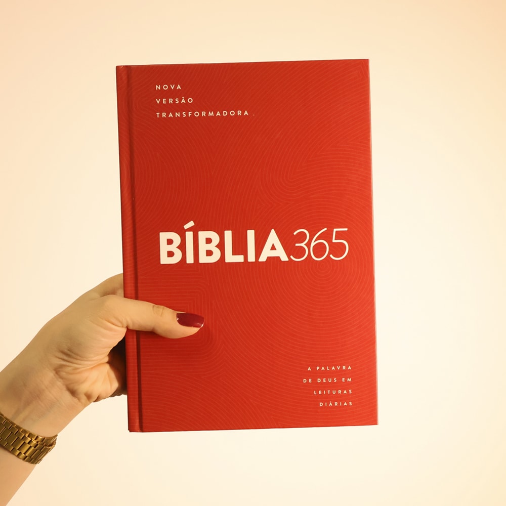 Bíblia 365 Standard Vermelha | NVT | Letra Grande | Capa Dura