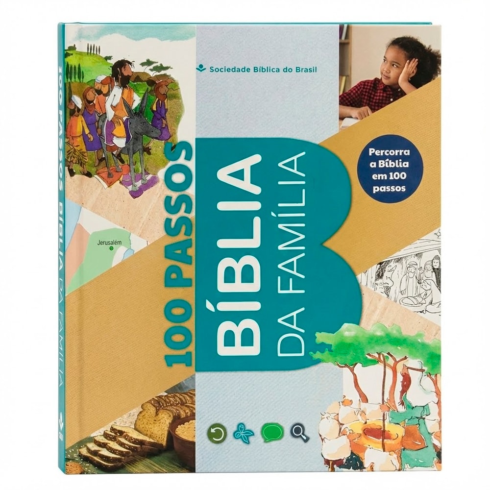 Bíblia Da Família | 100 Passos | Capa Dura