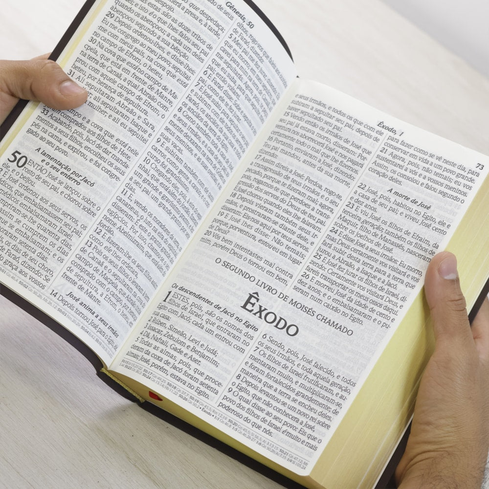 Bíblia do Culto com Harpa Cristã e Corinhos | ARC | Letra Extra Gigante | Capa Telha
