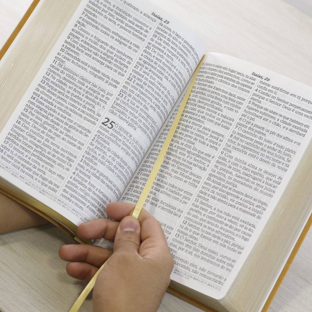 Bíblia do Culto do Ministro com Harpa Cristã e Corinhos | ARC | Letras ExtraGigante | Capa Luxo Marrom