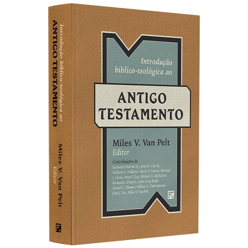 Livro Introdução Bíblico-Teológica Ao Antigo Testamento, capa marrom com moldura e título em destaque. — Plenitude