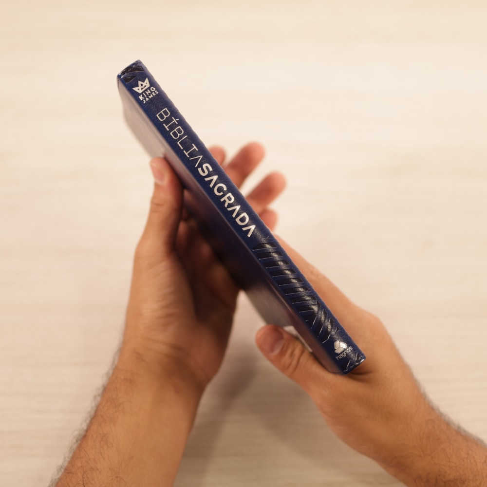 Bíblia Sagrada King James Clássica | KJC | Ultrafina Slim Azul