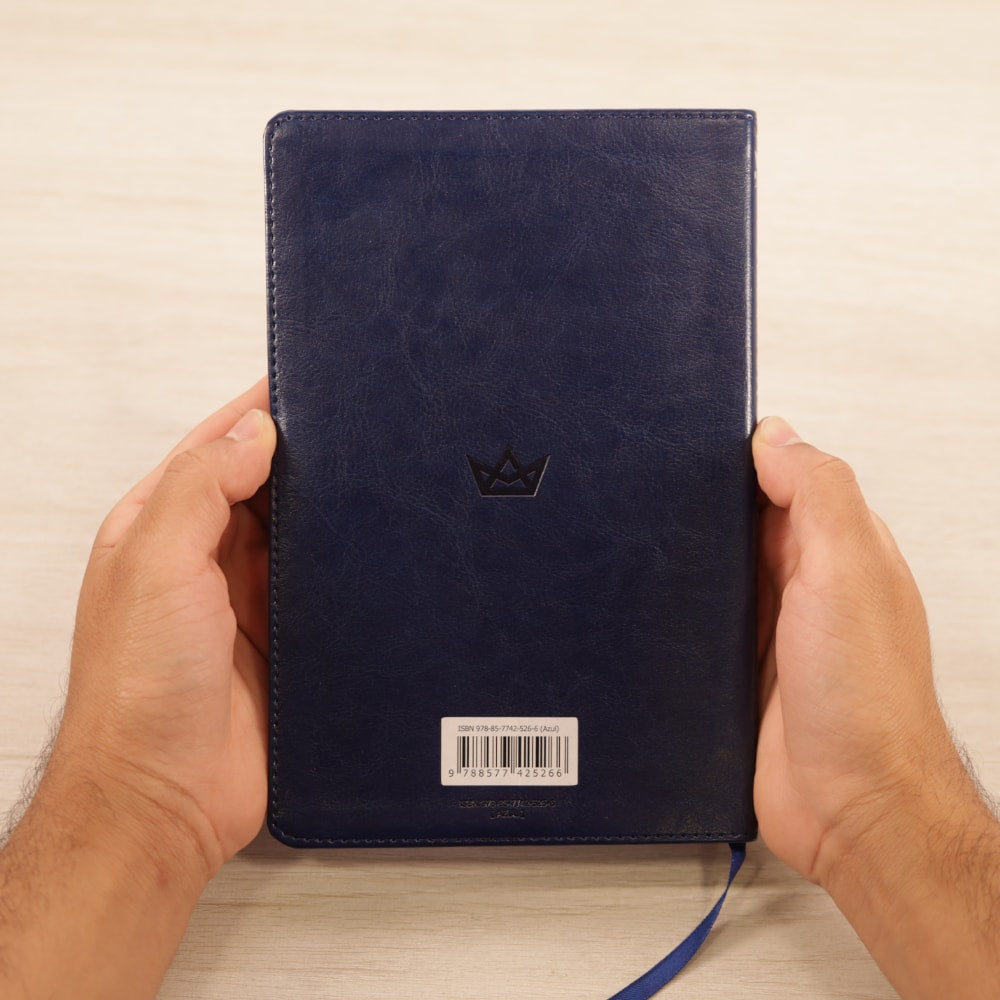 Bíblia Sagrada King James Clássica | KJC | Ultrafina Slim Azul