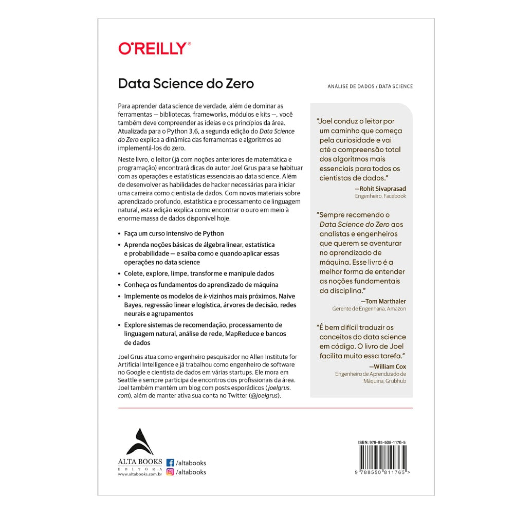 Data Science Do Zero | Joel Grus