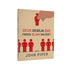 Livro Deus Deseja Que Todos Sejam Salvos?, capa bege com ilustração de mão e figuras humanas vermelhas. — Plenitude