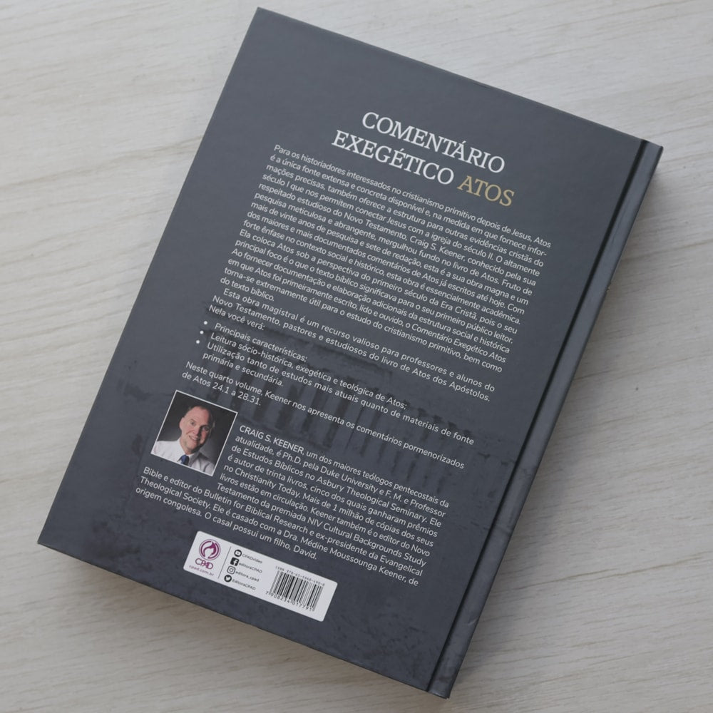 Comentário Exegético Atos | Volume 4 | Craig S. Keener