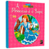 Livro de quebra-cabeças "A Princesa E O Sapo", capa rosa com ilustração de princesa e sapo. — Plenitude