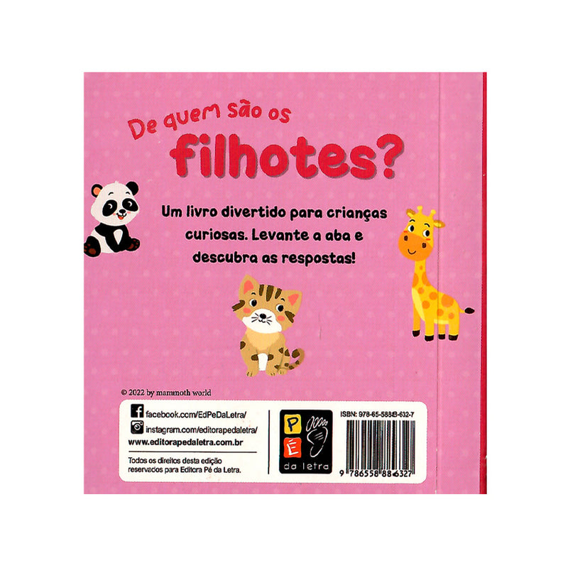 Abra E Descubra! De Quem São Os Filhotes?