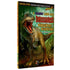 Livro infantil O Grande Livro Dos Dinossauros, capa dura com ilustração de dinossauro em floresta tropical. — Plenitude