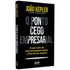 Livro "O Ponto Cego Empresarial" de João Kepler, capa preta com título branco e amarelo. — Plenitude