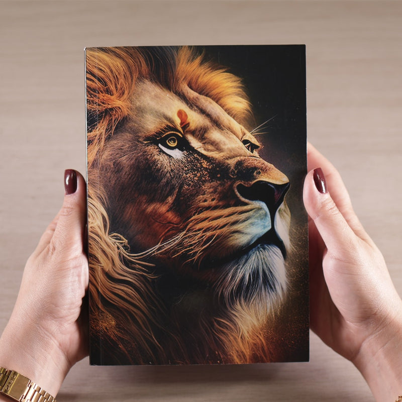 Bíblia Sagrada Leão | ARC | Letra Maior | Harpa e Corinhos | Capa Brochura