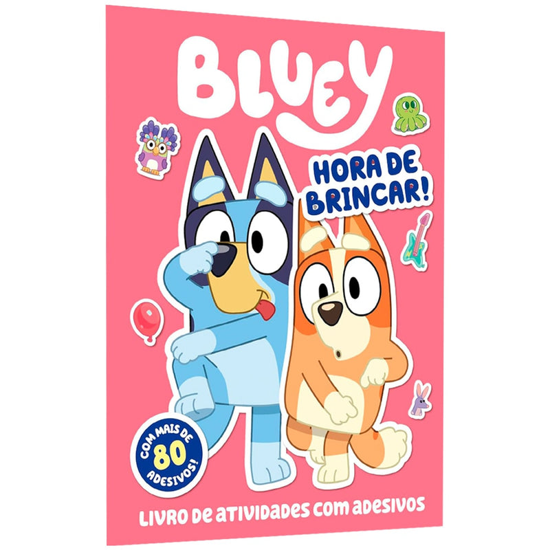 Bluey Livro de Adesivos e Atividades | Hora de Brincar