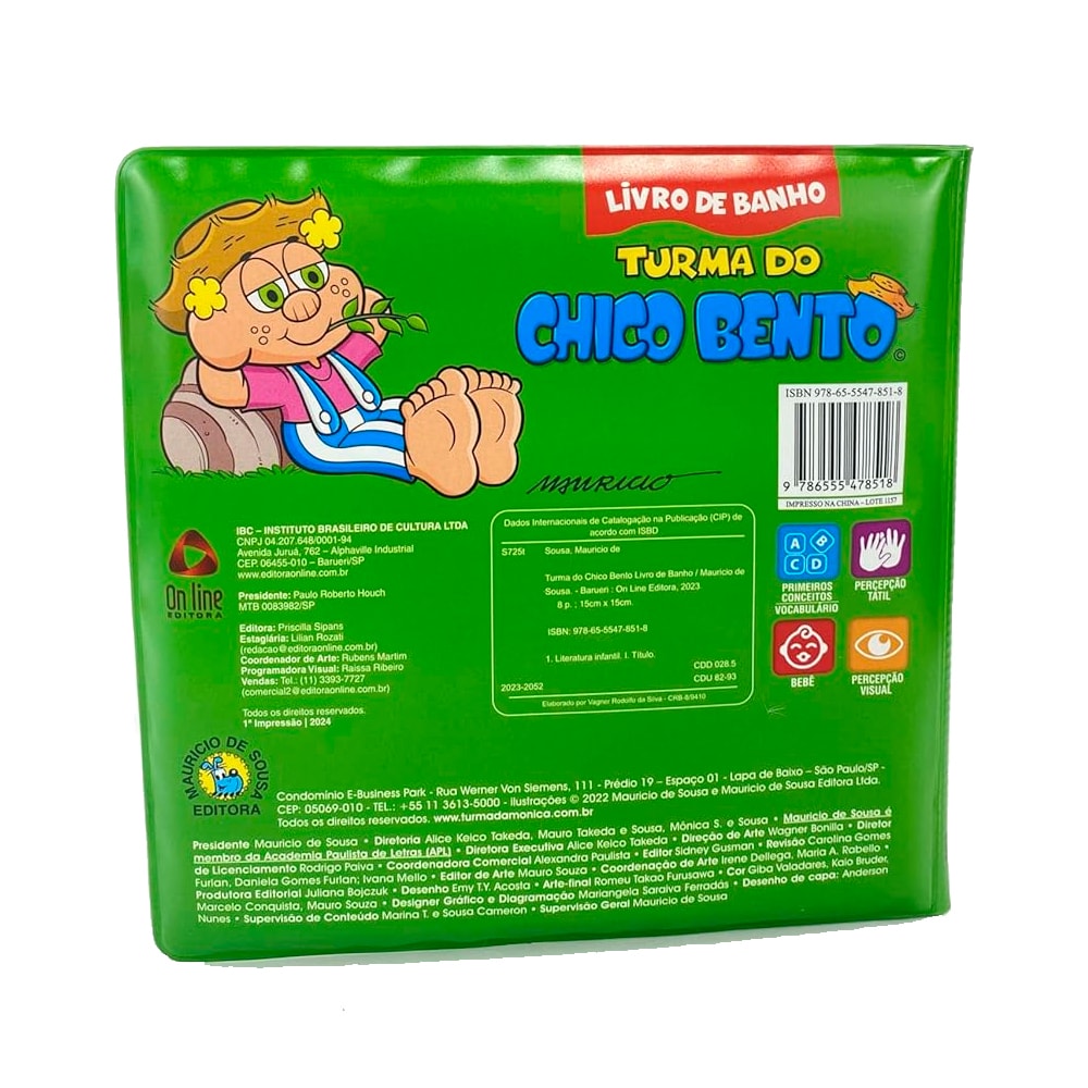 Turma do Chico Bento | Livro de Banho