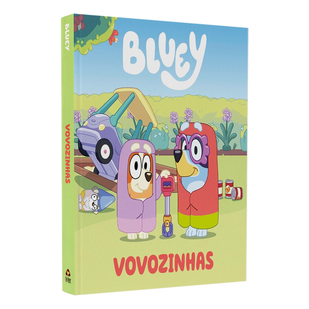 Livro Bluey Vovozinhas, capa dura colorida com personagens do desenho e título em destaque — Plenitude
