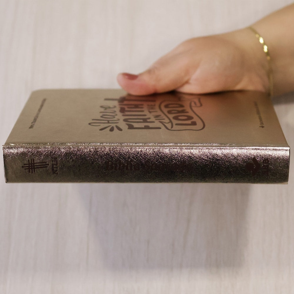 Bíblia Sagrada | NTLH | Letra Grande | Capa Cristal Dourado Fosco
