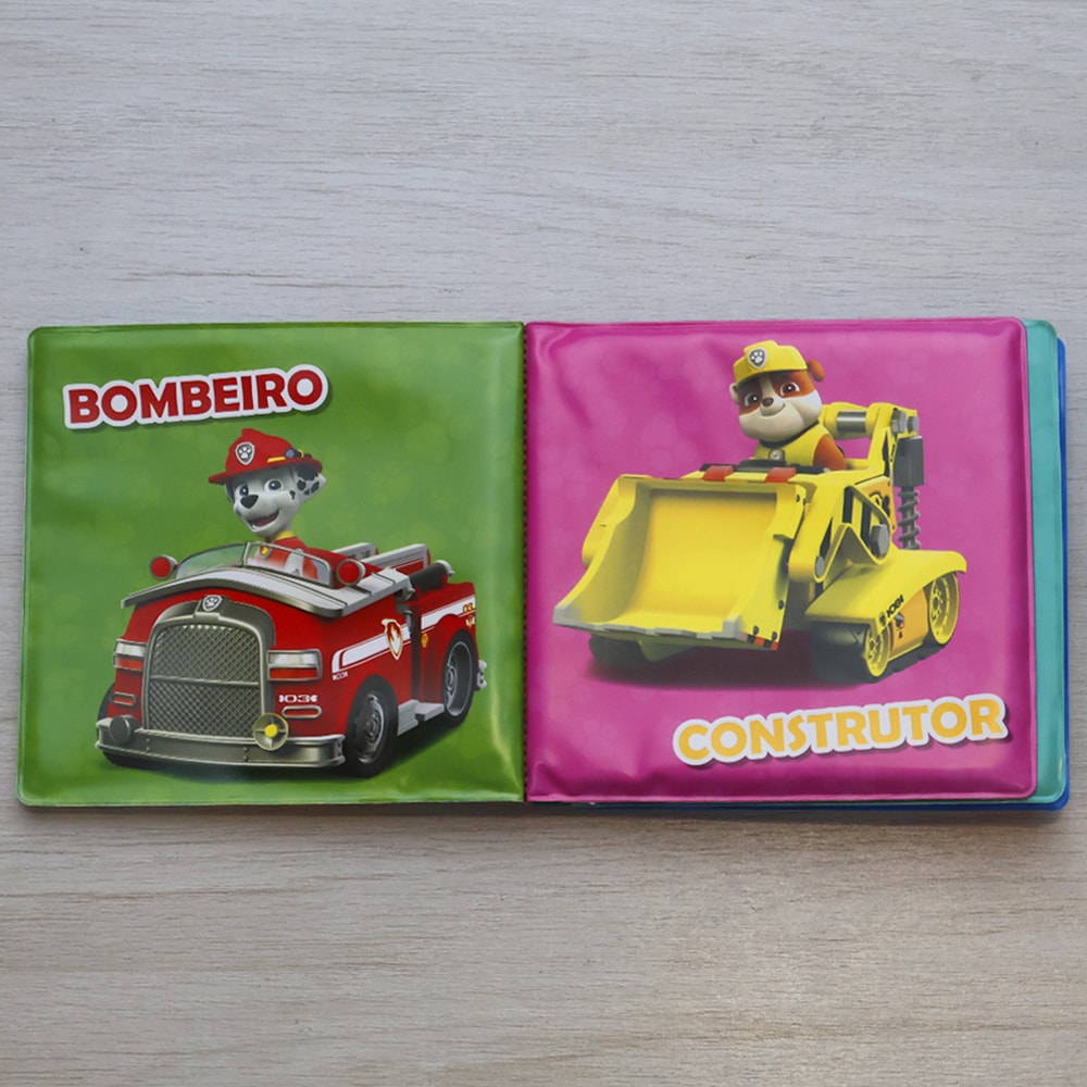 Livro de Banho | Patrulha Canina | Profissões Animais