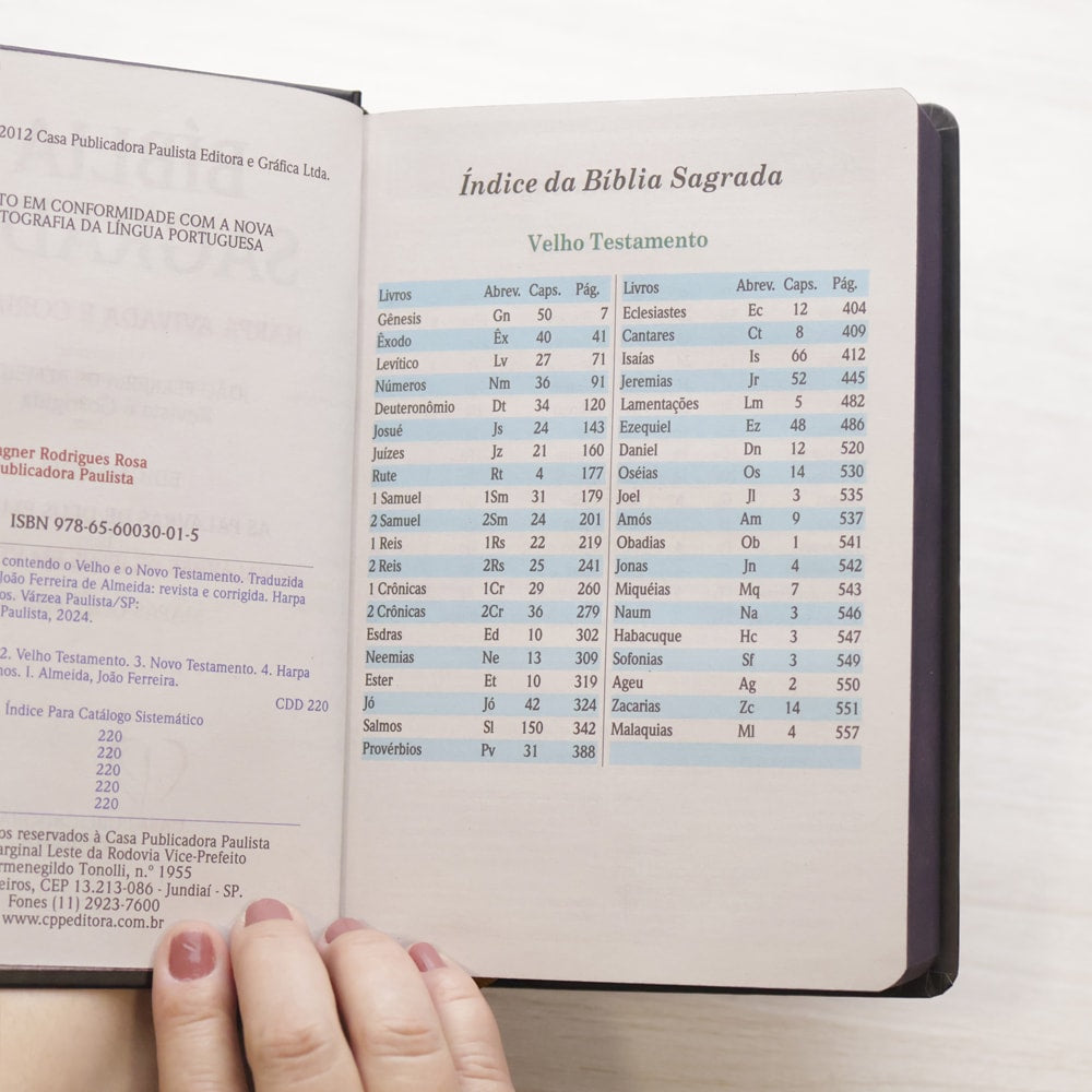 Bíblia Sagrada Ide | ARC | Letra Maior | Harpa e Corinhos | Capa Dura