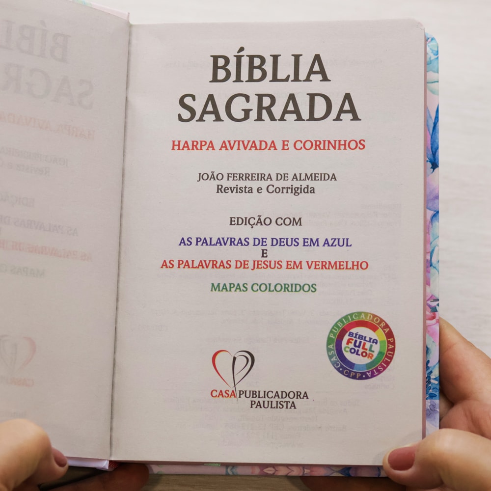 Bíblia Sagrada Mulher Que Teme | ARC | Letra Maior | Harpa e Corinhos | Capa Dura