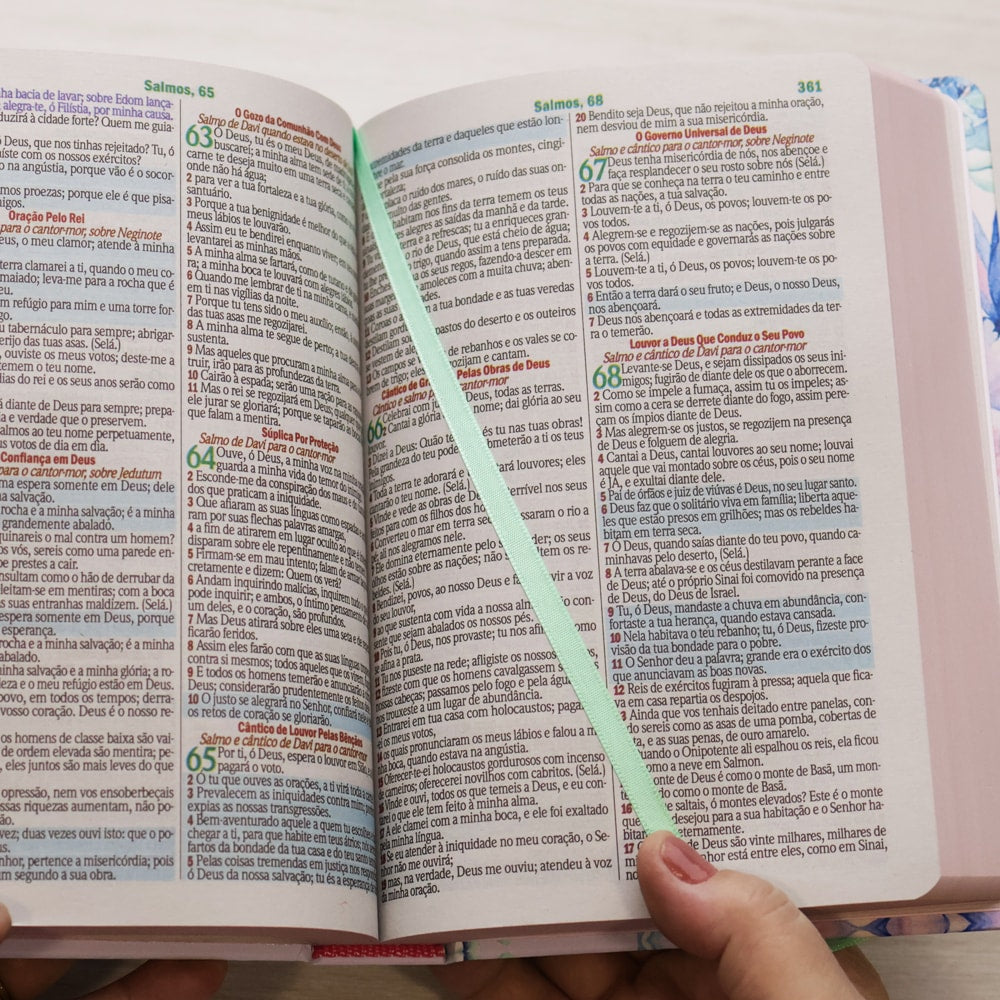 Bíblia Sagrada Mulher Que Teme | ARC | Letra Maior | Harpa e Corinhos | Capa Dura