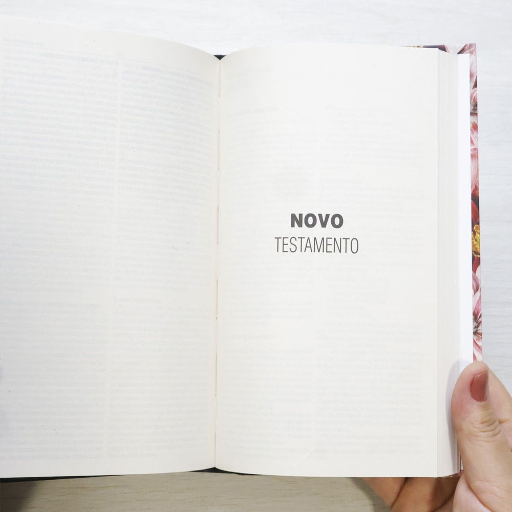 Bíblia Sagrada Crisântemo | NAA | Letra Normal | Capa Dura