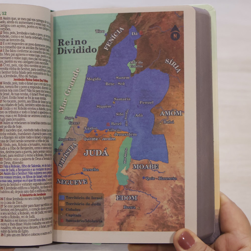 Bíblia Sagrada Tua Graça | ARC | Letra Maior | Harpa e Corinhos | Capa Dura