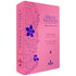 Bíblia Sagrada Harpa Celestial 774, versão ARC, capa rosa com flores azuis, letra extra gigante, texto colorido e palavras de — Plenitude