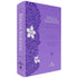 Bíblia Sagrada Harpa Celestial 774, ARC, Letra Extra Gigante, capa lilás com estampa floral prata. — Plenitude