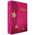 Bíblia Sagrada ARC Harpa Celestial 774, capa pink com flor amarela, letra extra gigante, texto colorido, palavras de Jesus em — Plenitude