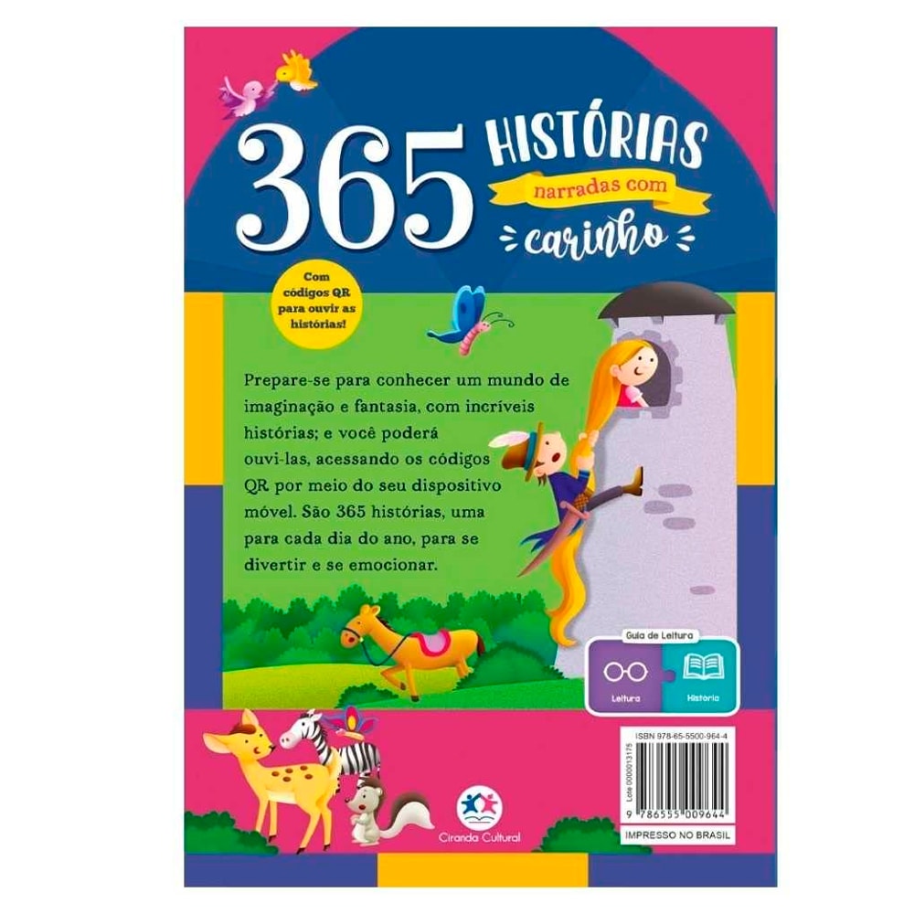 365 Historias narradas com Carinho | Com Códigos QR Para Ouvir as Histórias