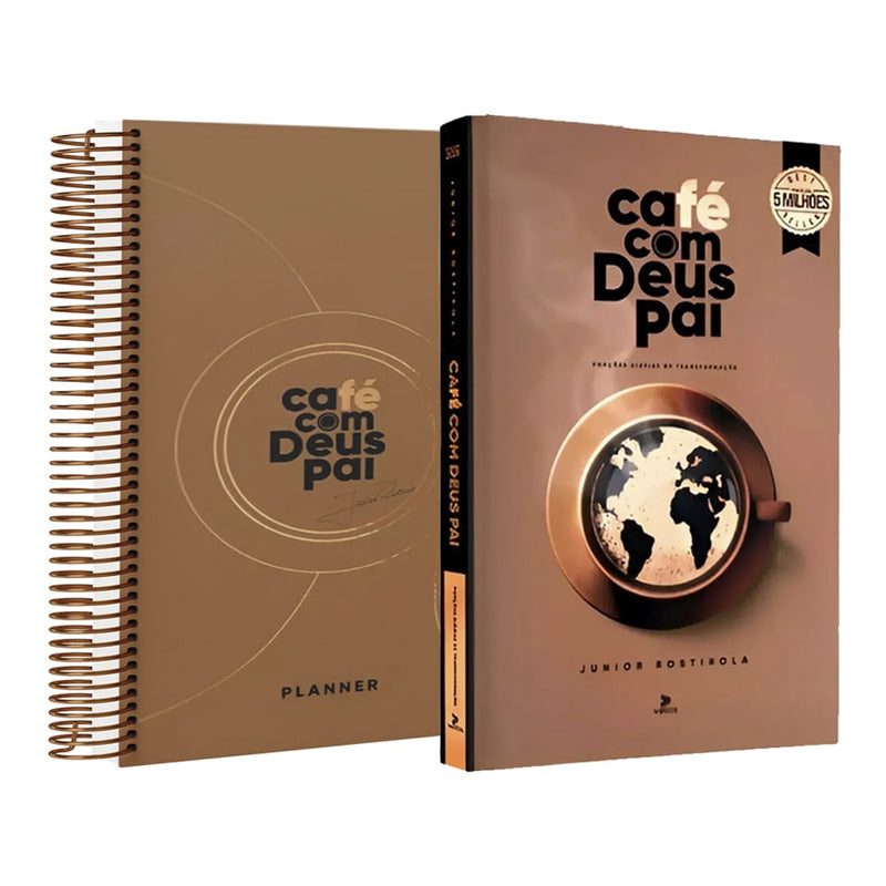 Kit Devocional e Planner Café Com Deus Pai 2025 | Junior Rostirola