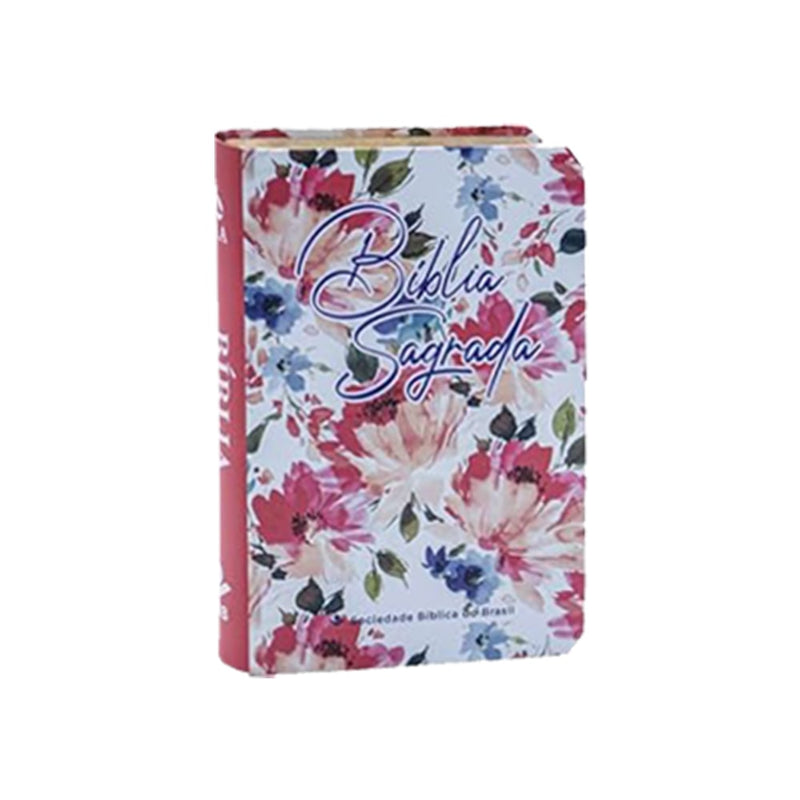 Bíblia Sagrada | Edição de Bolso| NAA | Capa Semiflexível Flor 2
