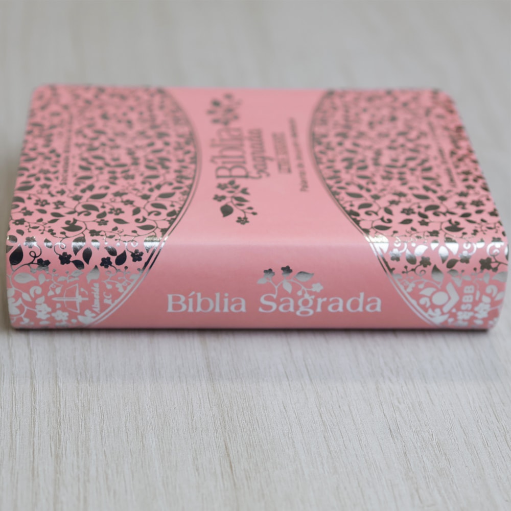 Bíblia Sagrada | ARC | Letra Gigante | Rosa