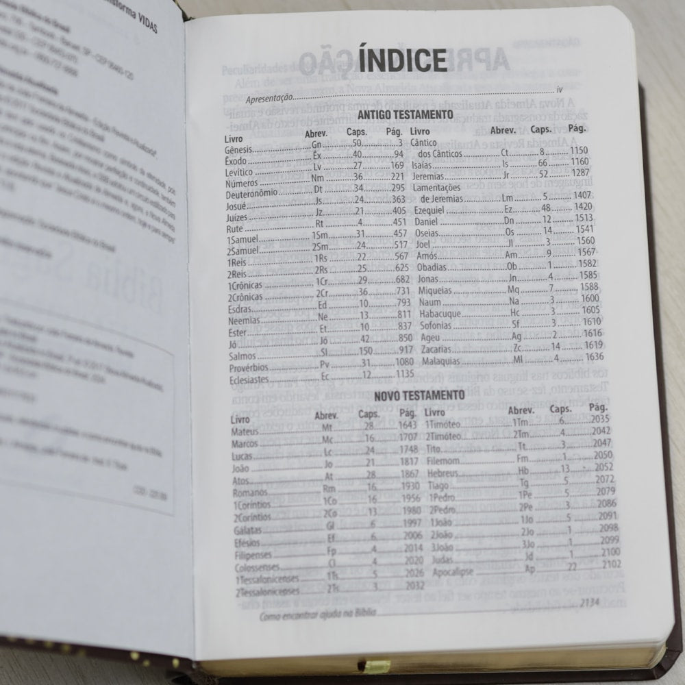 Bíblia Sagrada  | NAA | Letra Gigante | Marrom | Editora SBB