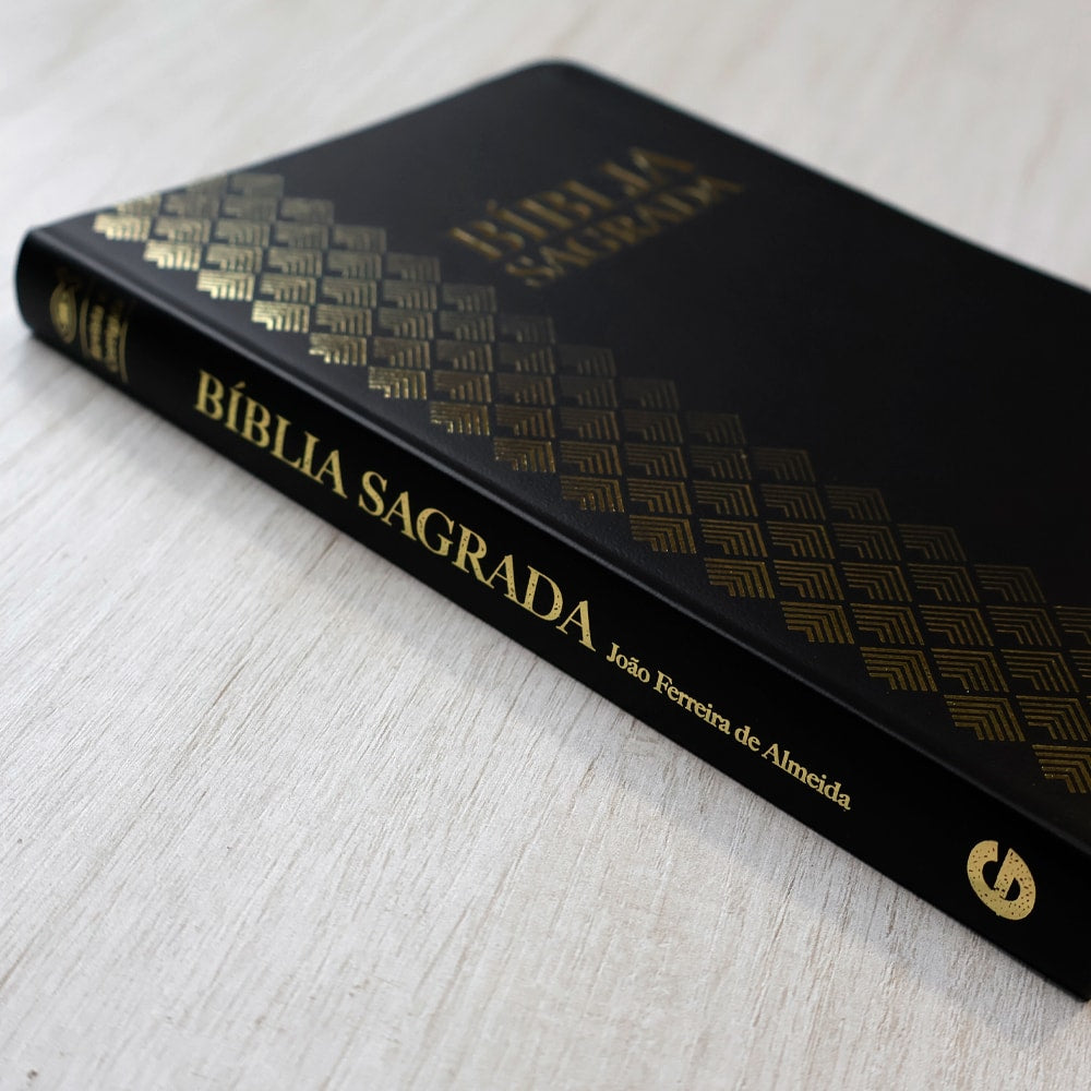 Bíblia Sagrada | ARC | Letra Normal | Capa Luxo Preta