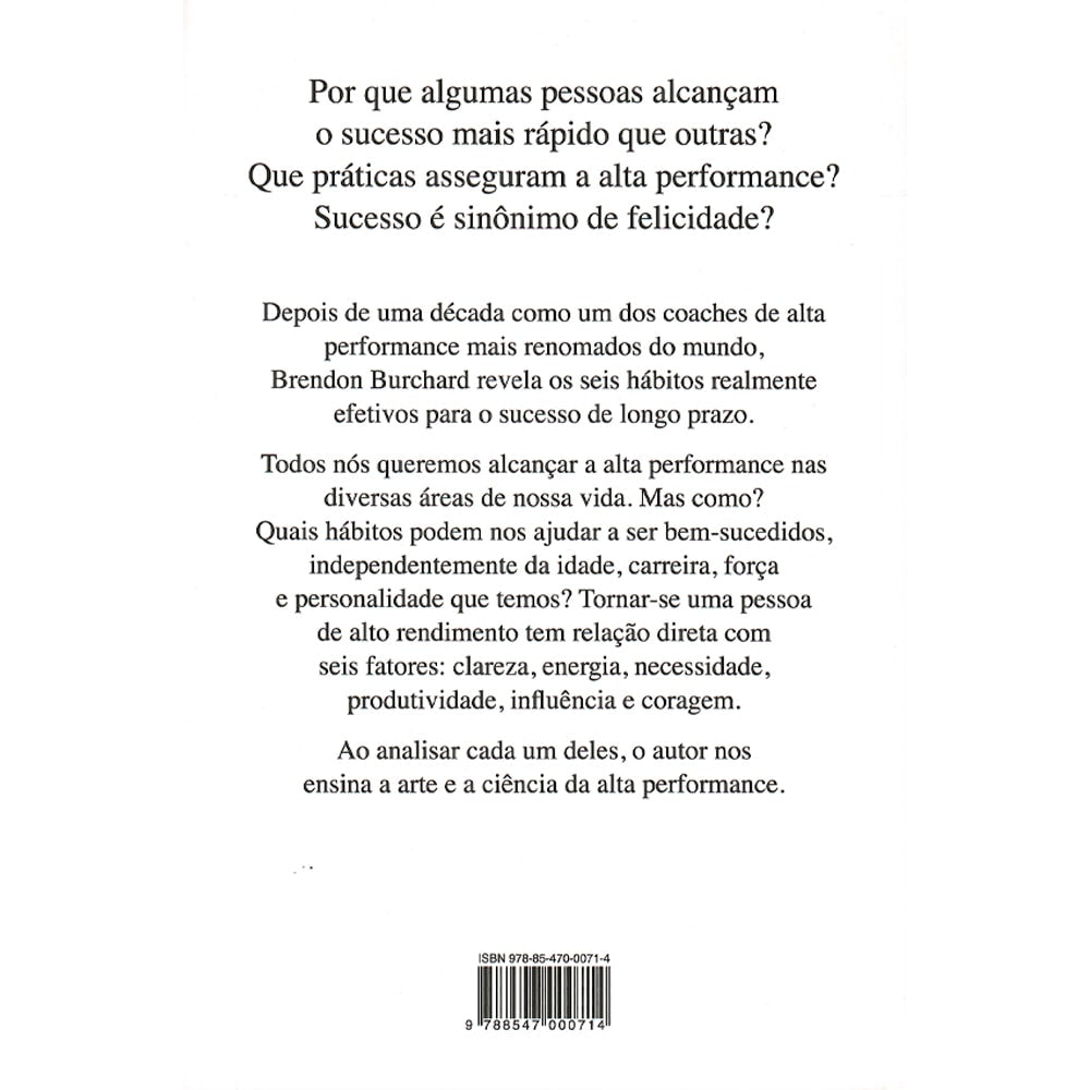 O Poder da Alta Performance | Brendon Burchard