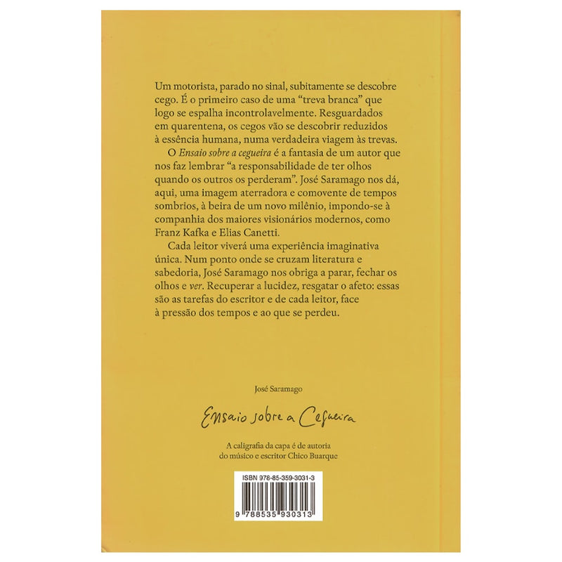 Ensaio Sobre a Cegueira | José Saramago