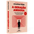 Livro "A Geração Ansiosa" de Jonathan Haidt, capa rosa com silhueta de criança e labirinto vermelho. — Plenitude