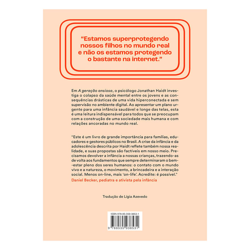 A Geração Ansiosa | Jonathan Haidt