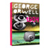 Livro 1984 de George Orwell, edição Companhia das Letras, capa colorida com olhos e televisão. — Plenitude