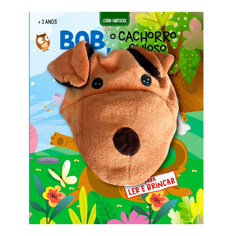 Bob, O Cachorro Curioso |  Livro Fantoche