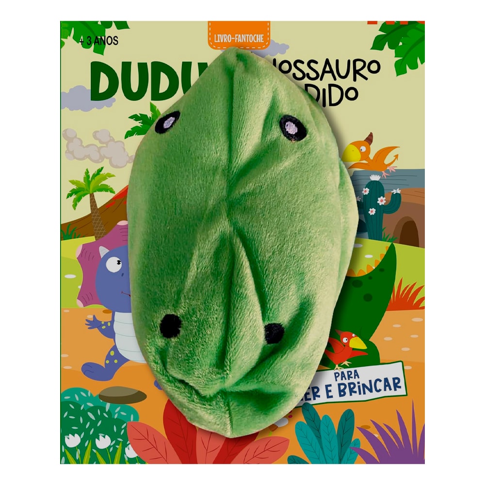 Dudu, O Dinossauro Perdido |  Livro Fantoche